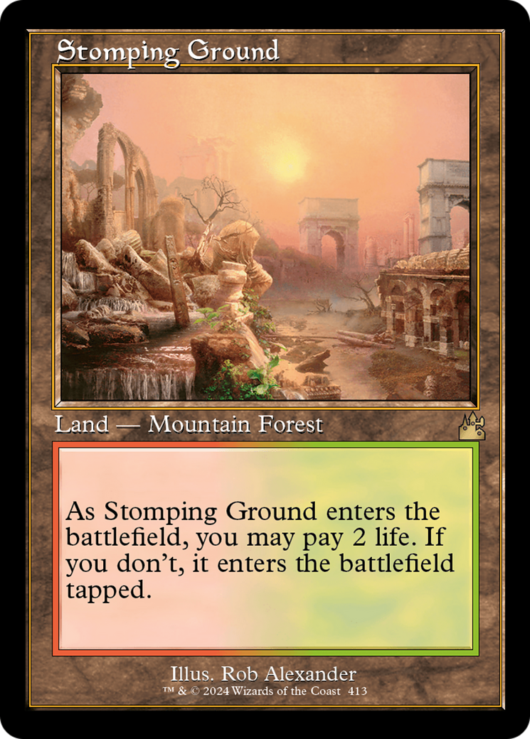 Stomping Ground (Retro) [Ravnica Remastered] | PLUS EV GAMES 