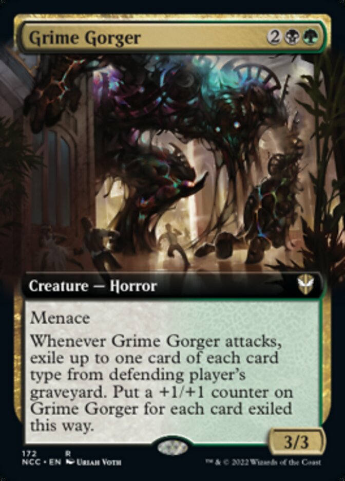 Grime Gorger (Extended Art) [Streets of New Capenna Commander] | PLUS EV GAMES 