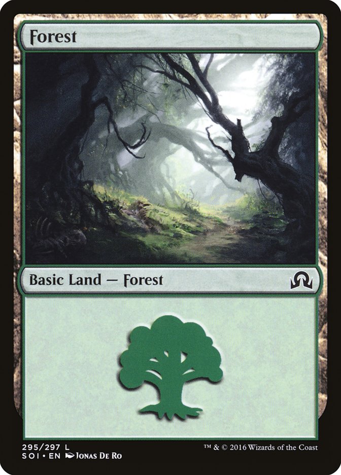 Forest (295) [Shadows over Innistrad] | PLUS EV GAMES 