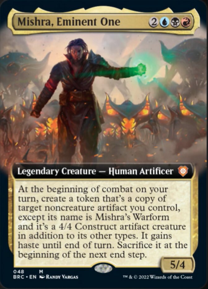 Mishra, Eminent One (Extended Art) [The Brothers' War Commander] | PLUS EV GAMES 