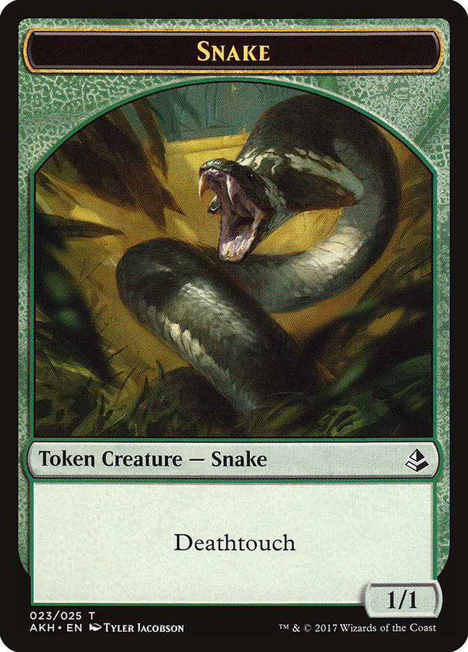 Snake [Amonkhet Tokens] | PLUS EV GAMES 