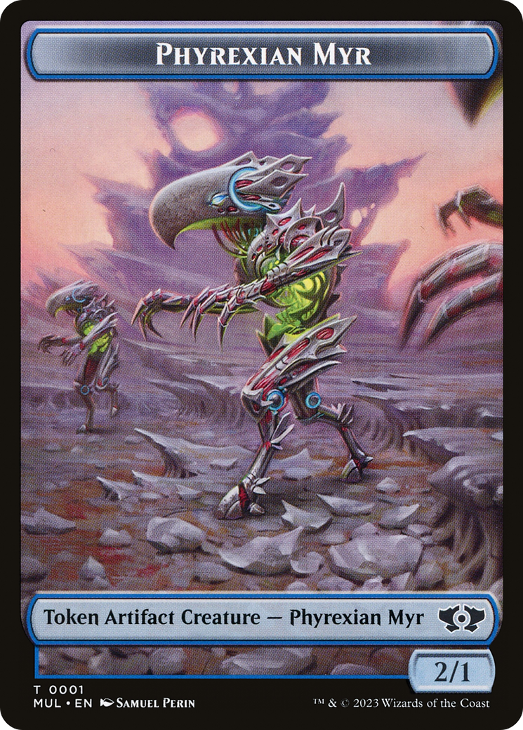 Phyrexian Myr // Phyrexian Hydra (11) Double-Sided Token [March of the Machine Tokens] | PLUS EV GAMES 