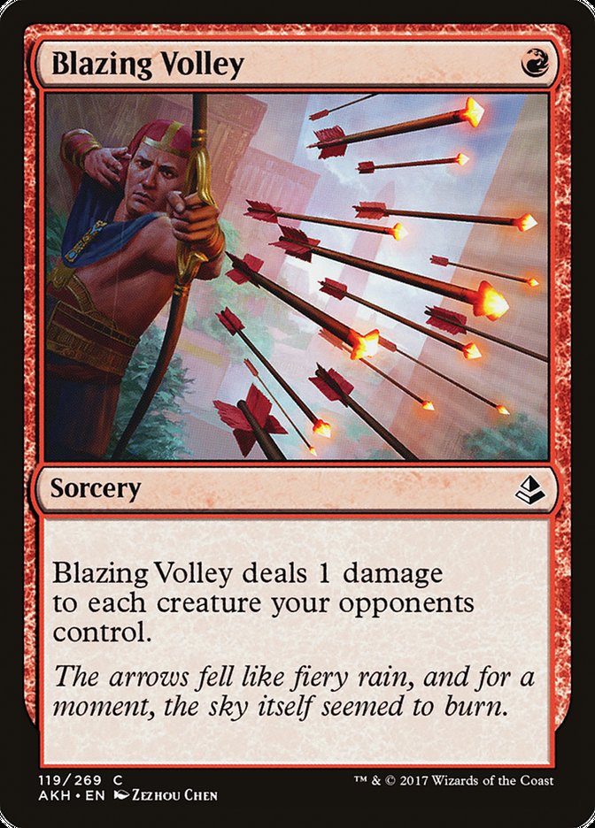 Blazing Volley [Amonkhet] | PLUS EV GAMES 