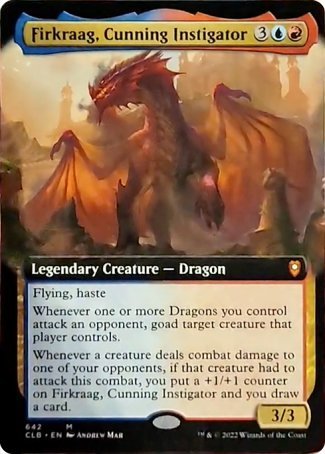 Firkraag, Cunning Instigator (Extended Art) [Commander Legends: Battle for Baldur's Gate] | PLUS EV GAMES 