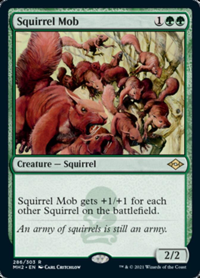 Squirrel Mob (Foil Etched) [Modern Horizons 2] | PLUS EV GAMES 