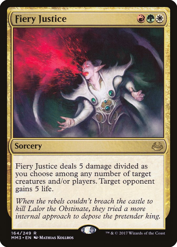 Fiery Justice [Modern Masters 2017] | PLUS EV GAMES 