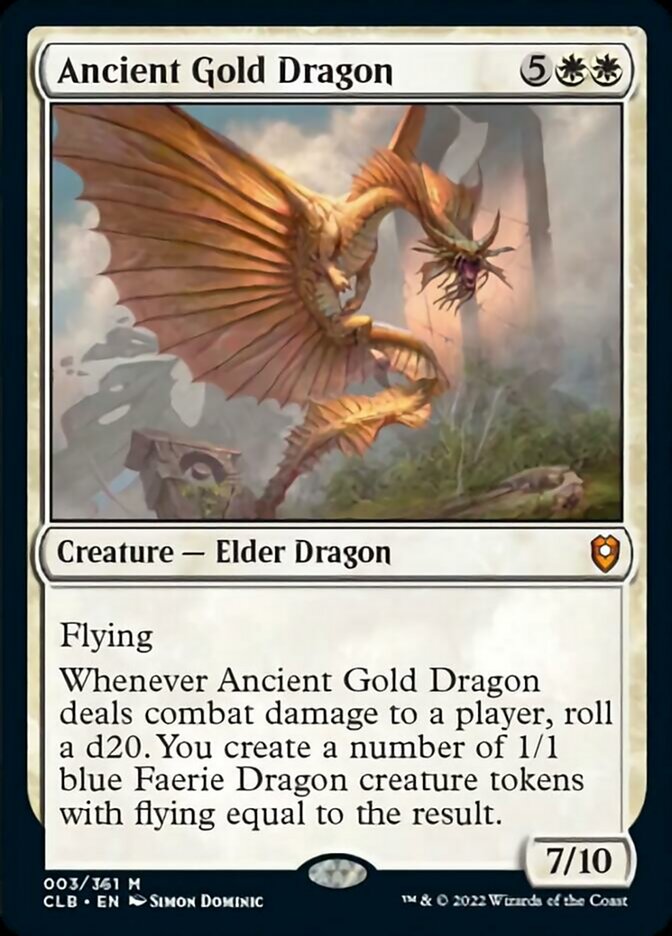 Ancient Gold Dragon [Commander Legends: Battle for Baldur's Gate] | PLUS EV GAMES 