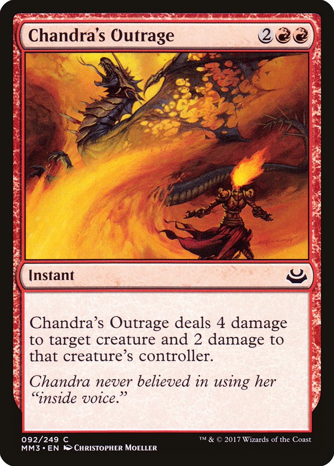 Chandra's Outrage [Modern Masters 2017] | PLUS EV GAMES 