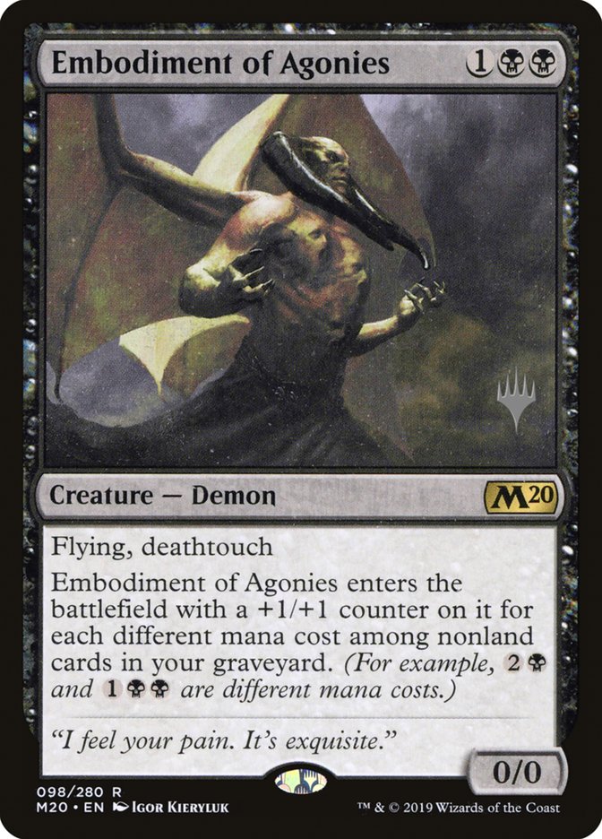 Embodiment of Agonies (Promo Pack) [Core Set 2020 Promos] | PLUS EV GAMES 