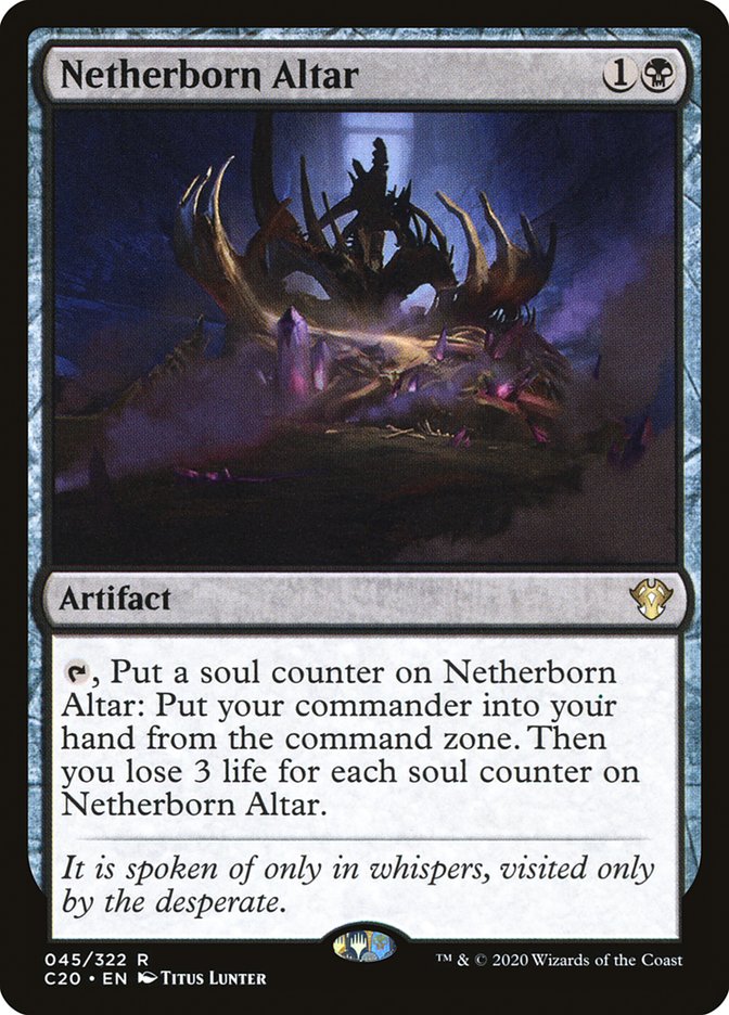 Netherborn Altar [Commander 2020] | PLUS EV GAMES 