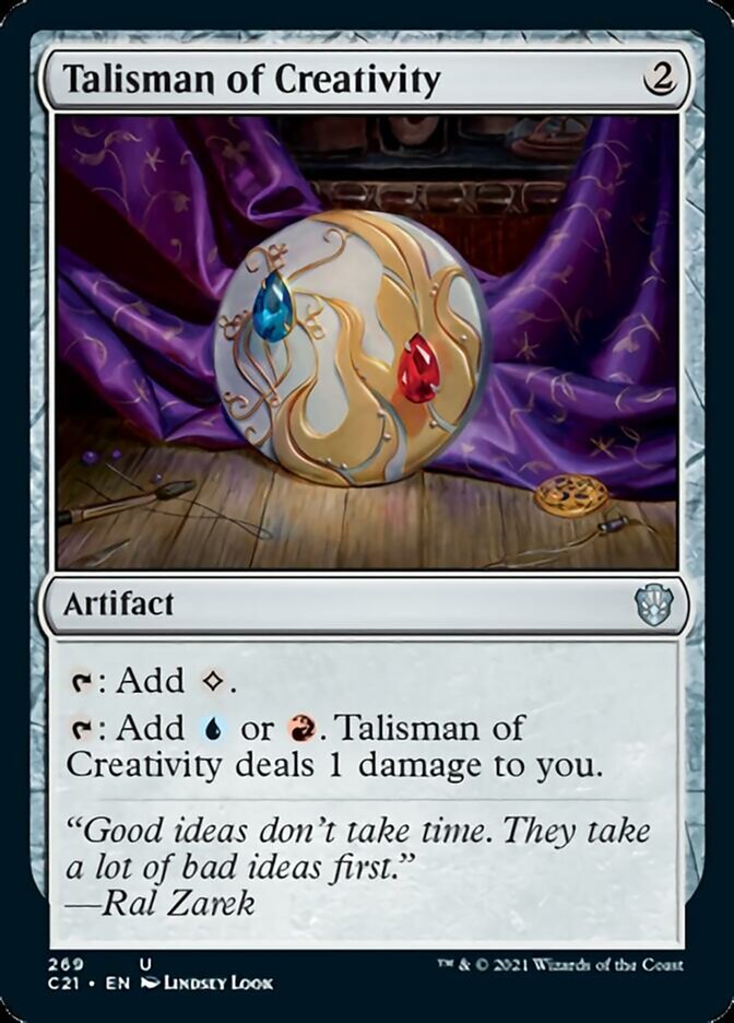 Talisman of Creativity [Commander 2021] | PLUS EV GAMES 