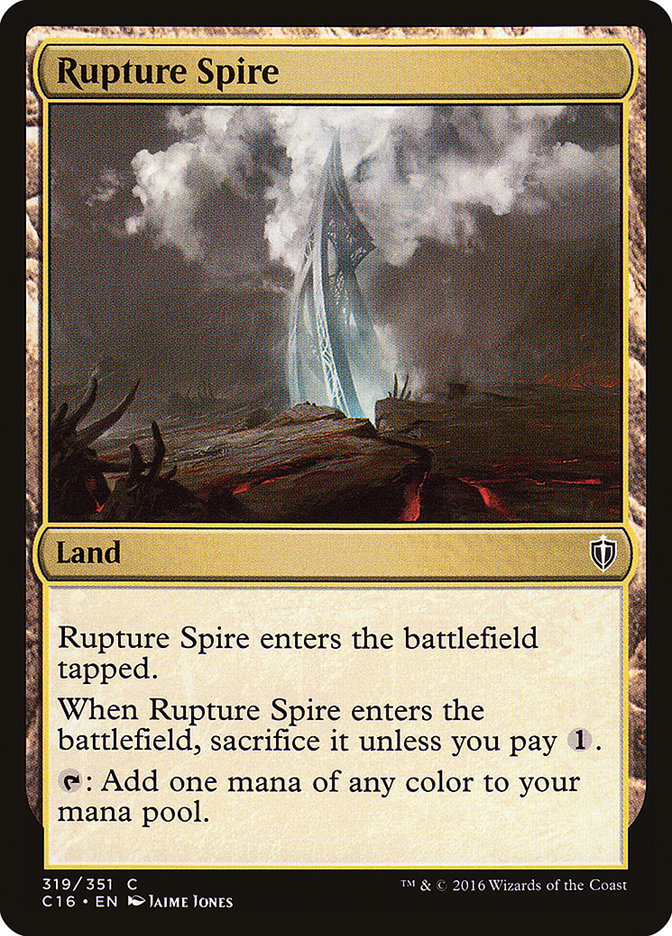 Rupture Spire [Commander 2016] | PLUS EV GAMES 