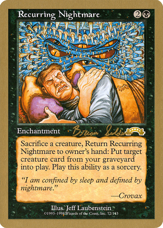 Recurring Nightmare (Brian Selden) [World Championship Decks 1998] | PLUS EV GAMES 