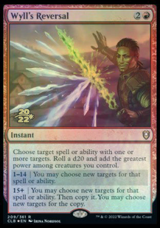 Wyll's Reversal [Commander Legends: Battle for Baldur's Gate Prerelease Promos] | PLUS EV GAMES 