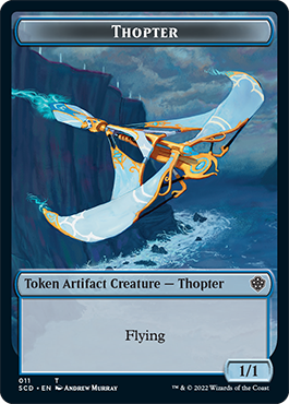 Bird // Thopter Double-Sided Token [Starter Commander Decks] | PLUS EV GAMES 