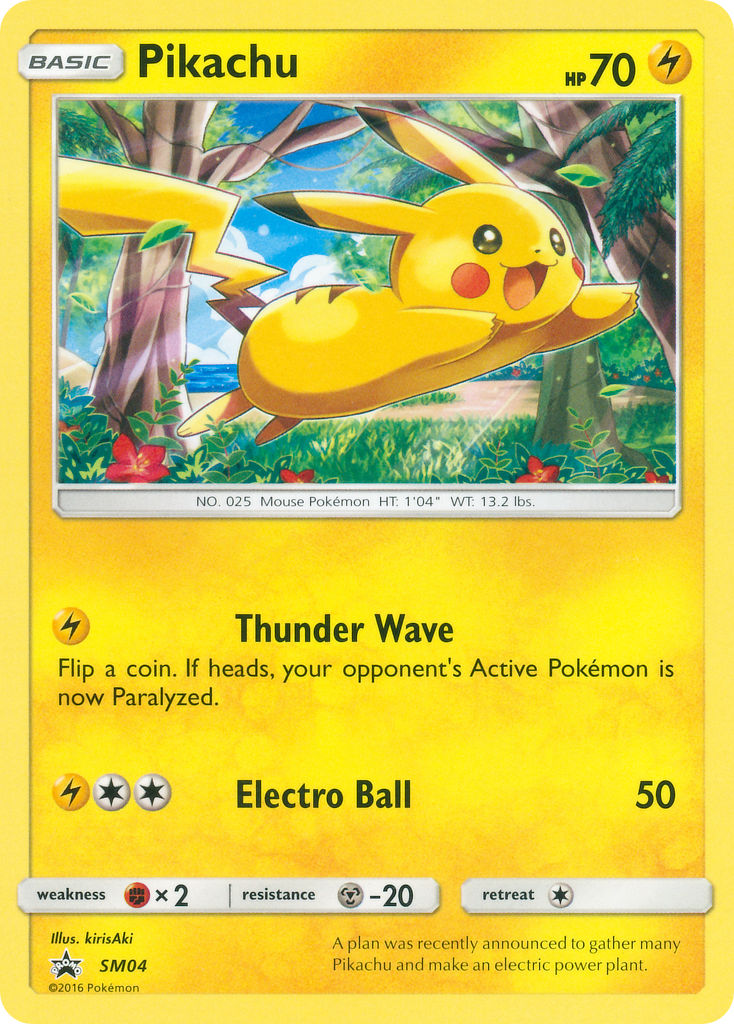 Pikachu (SM04) (Target Non Holo) [Sun & Moon: Black Star Promos] | PLUS EV GAMES 