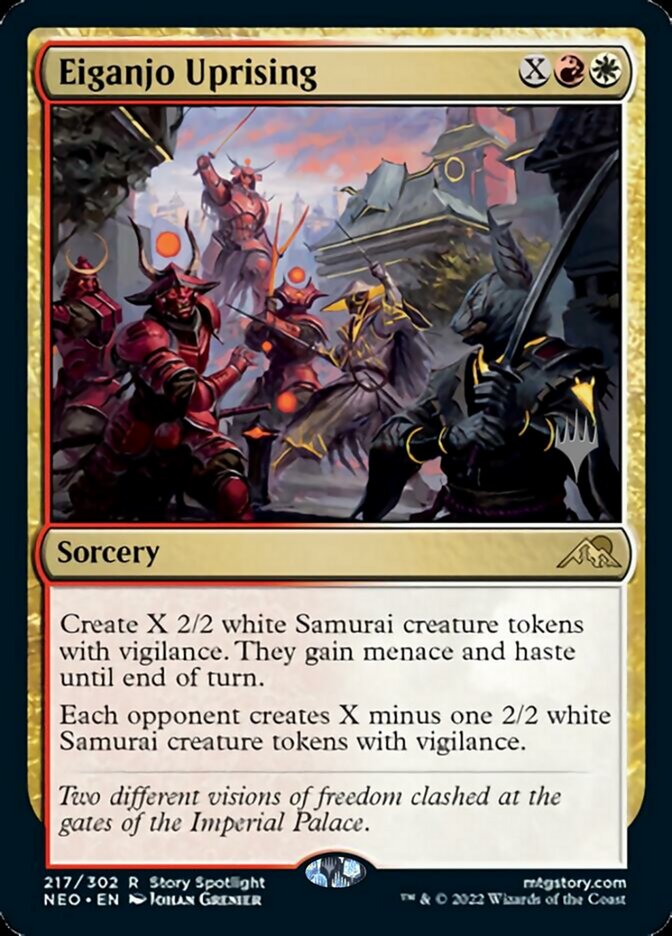 Eiganjo Uprising (Promo Pack) [Kamigawa: Neon Dynasty Promos] | PLUS EV GAMES 