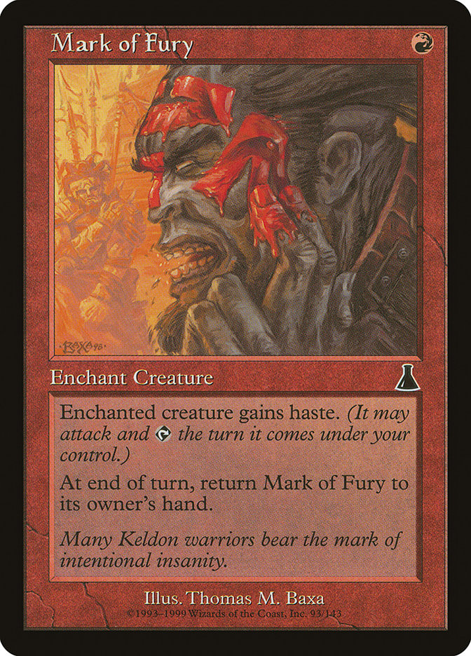 Mark of Fury [Urza's Destiny] | PLUS EV GAMES 