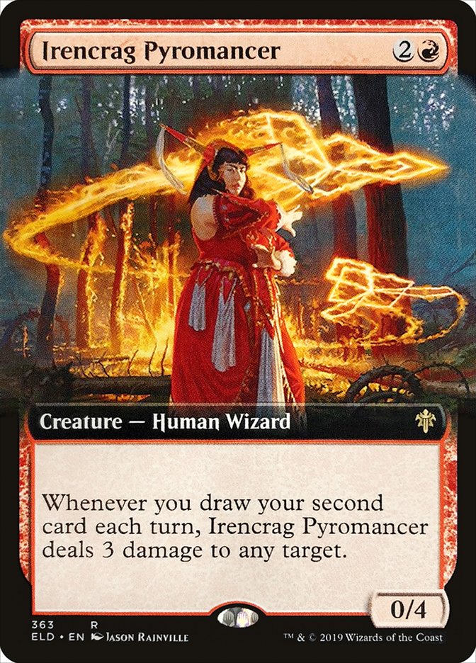 Irencrag Pyromancer (Extended) [Throne of Eldraine] | PLUS EV GAMES 