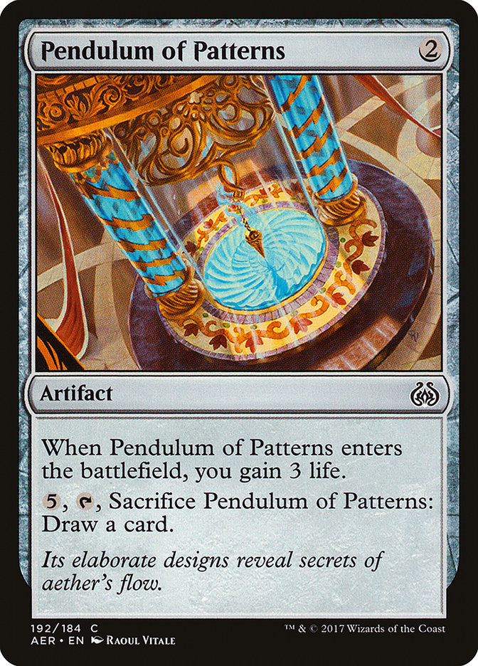 Pendulum of Patterns [Aether Revolt] | PLUS EV GAMES 