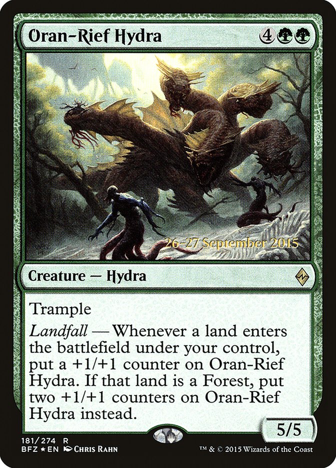 Oran-Rief Hydra  [Battle for Zendikar Prerelease Promos] | PLUS EV GAMES 