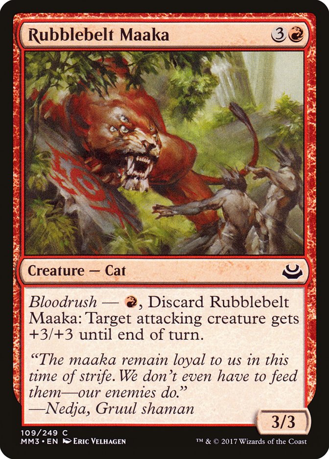 Rubblebelt Maaka [Modern Masters 2017] | PLUS EV GAMES 