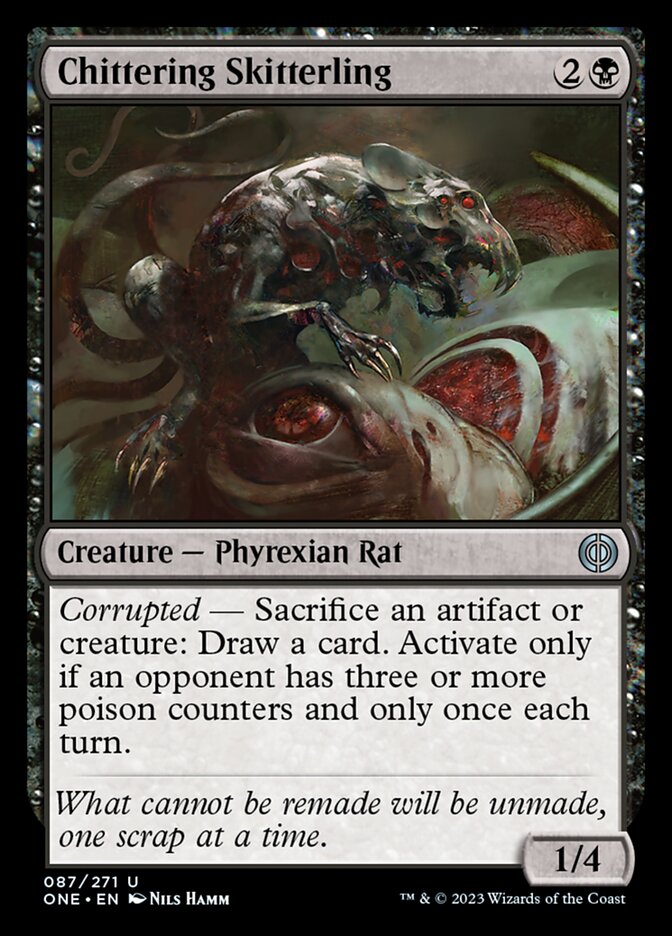 Chittering Skitterling [Phyrexia: All Will Be One] | PLUS EV GAMES 