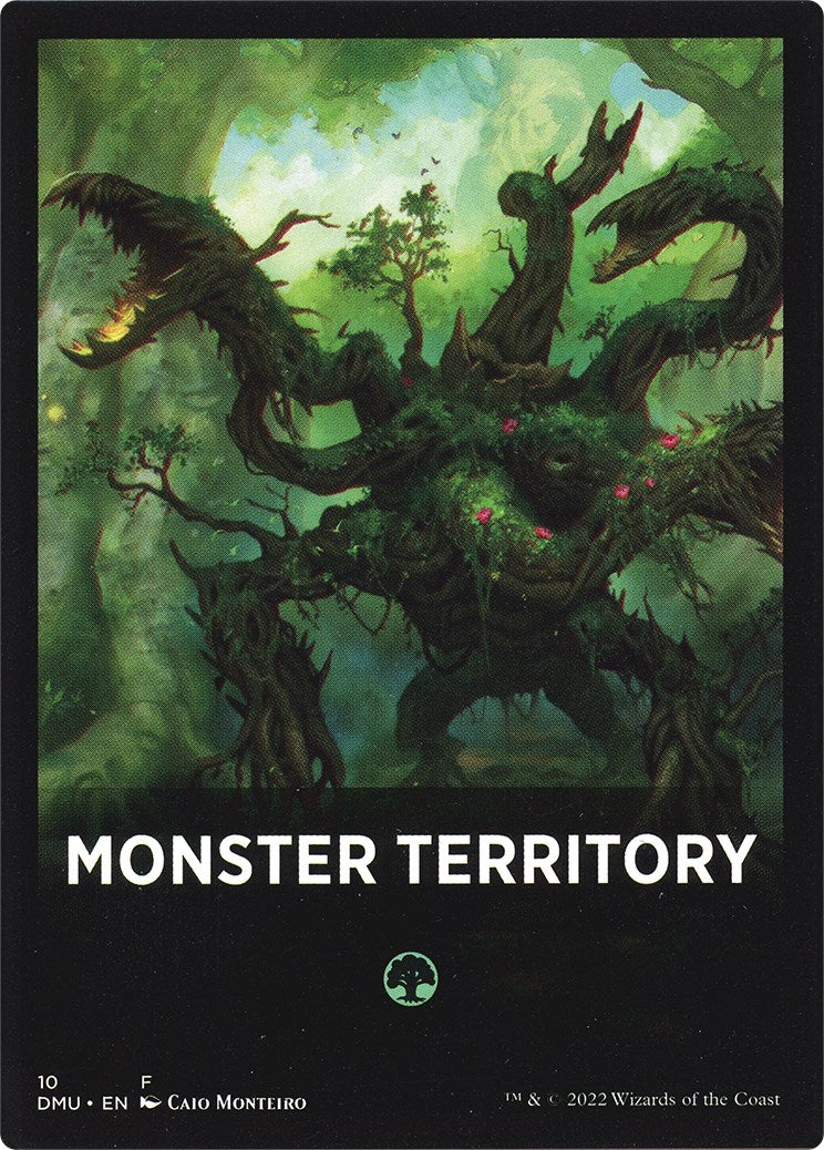 Monster Territory Theme Card [Dominaria United Tokens] | PLUS EV GAMES 