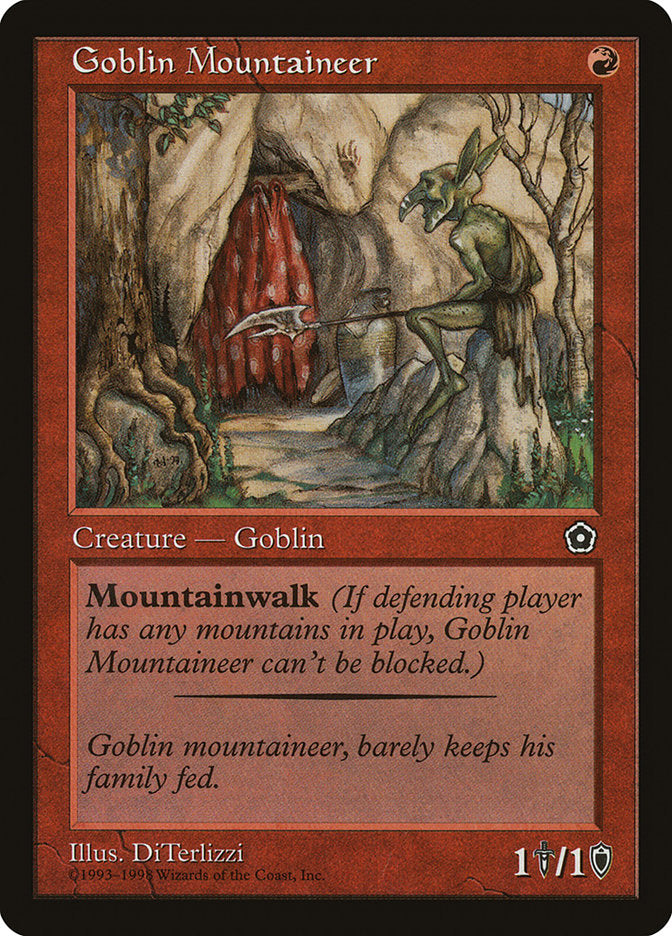 Goblin Mountaineer [Portal Second Age] | PLUS EV GAMES 