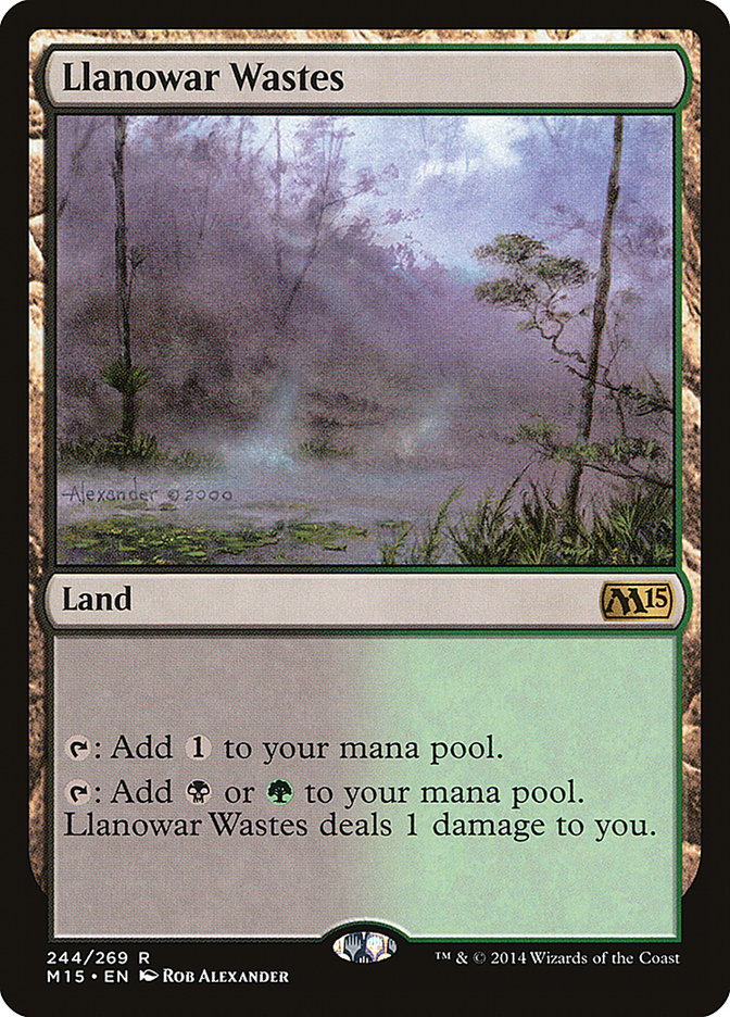 Llanowar Wastes [Magic 2015] | PLUS EV GAMES 