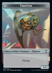 Thopter // Treasure (013) Double-sided Token [Streets of New Capenna Commander Tokens] | PLUS EV GAMES 