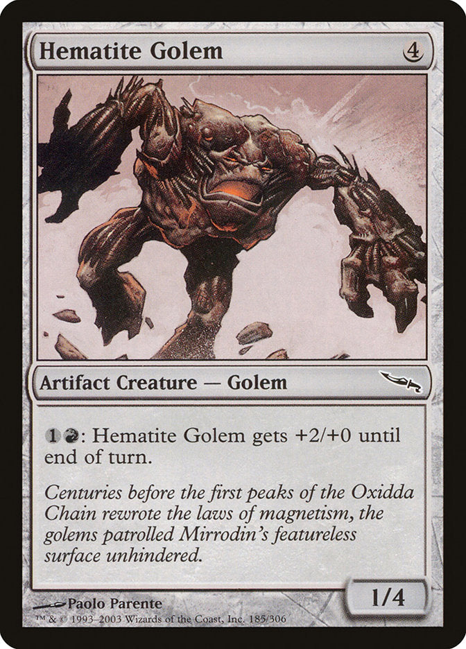 Hematite Golem [Mirrodin] | PLUS EV GAMES 