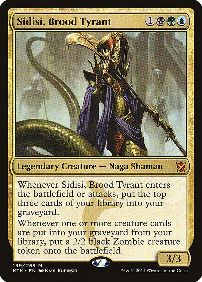 Sidisi, Brood Tyrant [Khans of Tarkir] | PLUS EV GAMES 