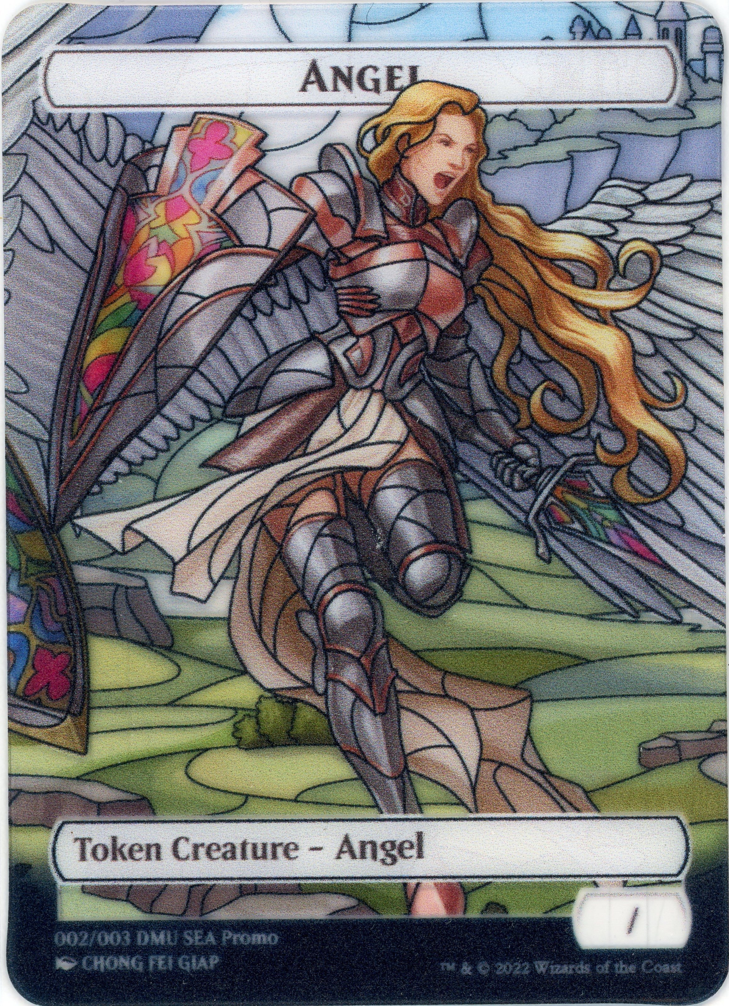 Angel Token (SEA Exclusive) [Dominaria United Tokens] | PLUS EV GAMES 