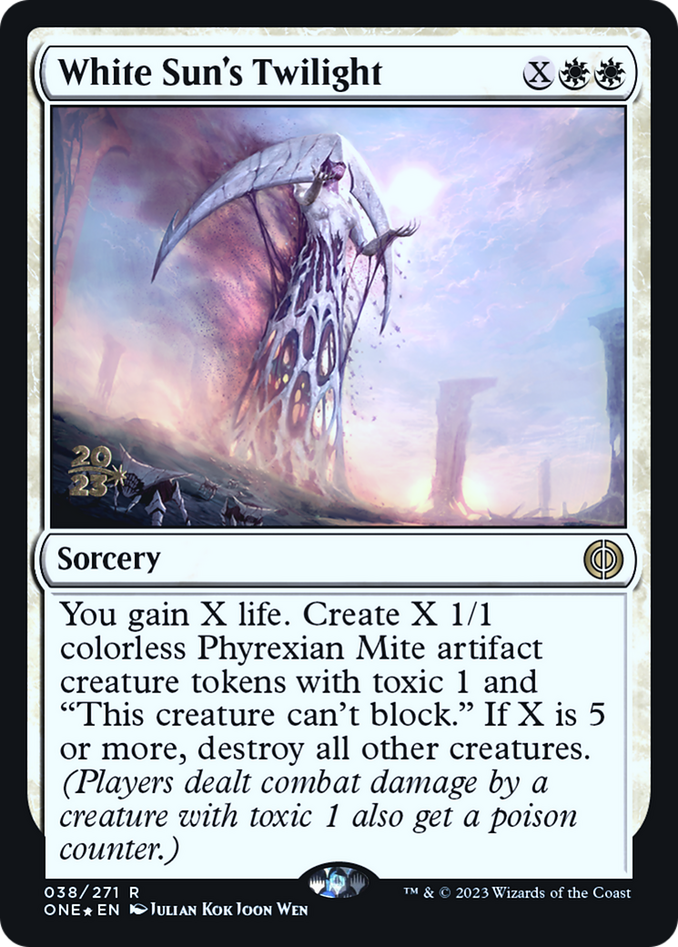 White Sun's Twilight [Phyrexia: All Will Be One Prerelease Promos] | PLUS EV GAMES 