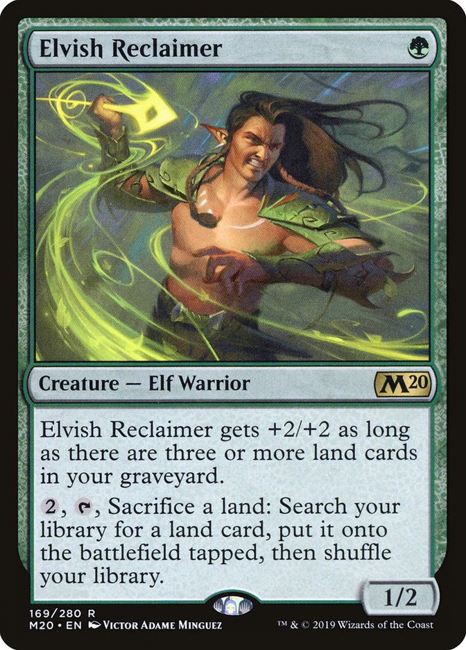 Elvish Reclaimer [Core Set 2020] | PLUS EV GAMES 