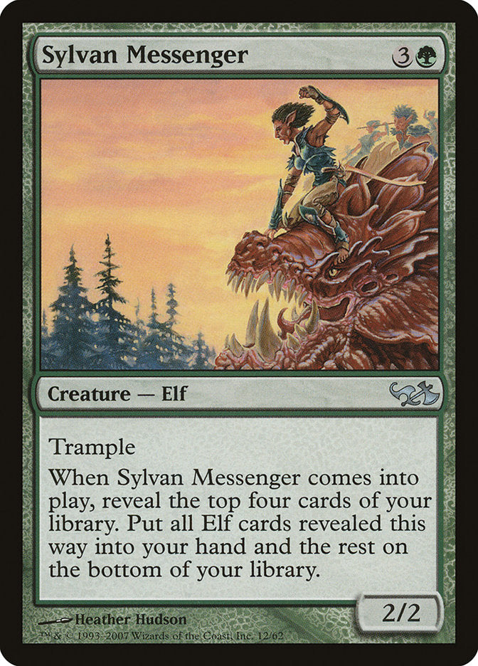 Sylvan Messenger [Duel Decks: Elves vs. Goblins] | PLUS EV GAMES 