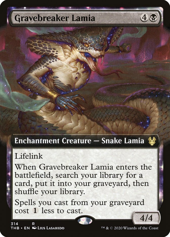 Gravebreaker Lamia (Extended) [Theros Beyond Death] | PLUS EV GAMES 