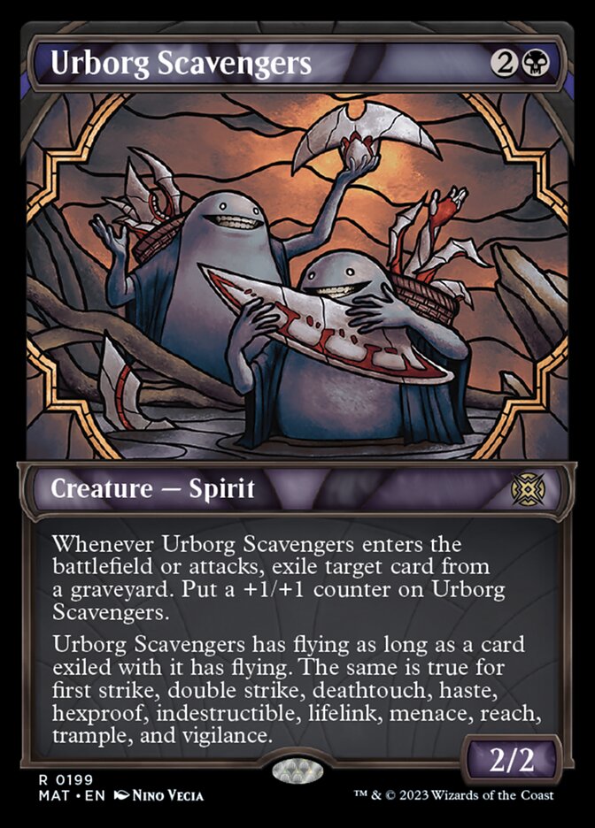 Urborg Scavengers (Showcase Halo Foil) [March of the Machine: The Aftermath] | PLUS EV GAMES 