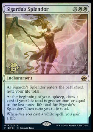 Sigarda's Splendor [Innistrad: Midnight Hunt Prerelease Promos] | PLUS EV GAMES 