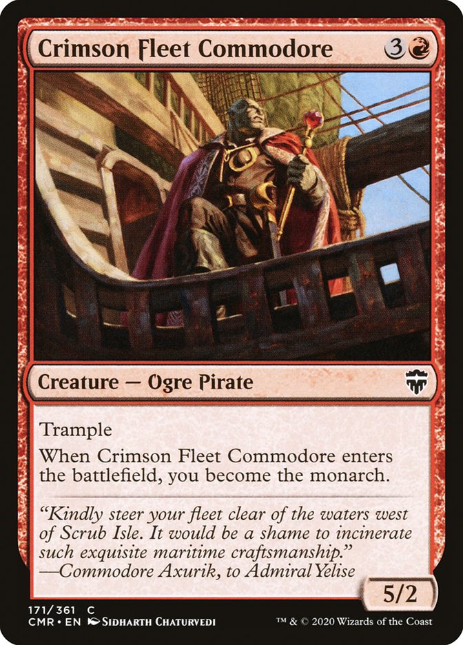 Crimson Fleet Commodore [Commander Legends] | PLUS EV GAMES 