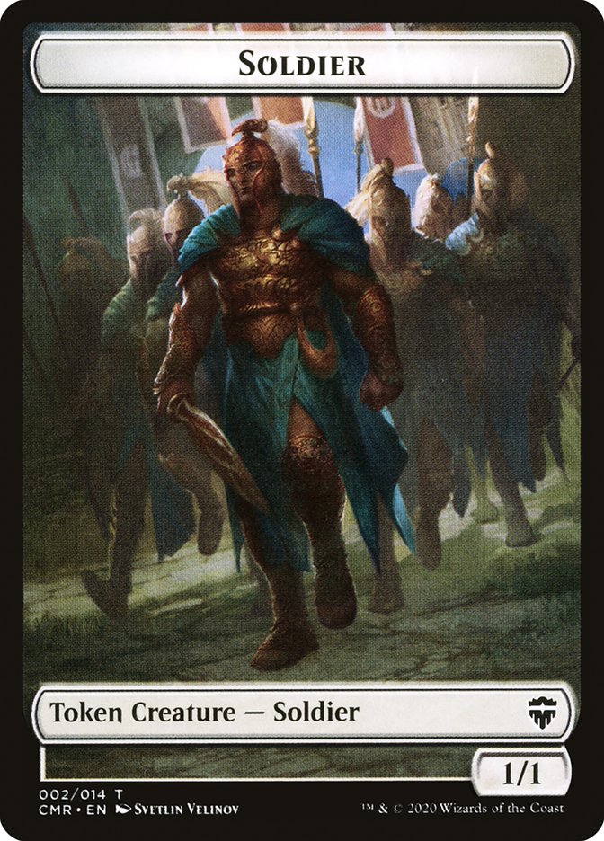 Soldier Token // Thrull Token [Commander Legends Tokens] | PLUS EV GAMES 