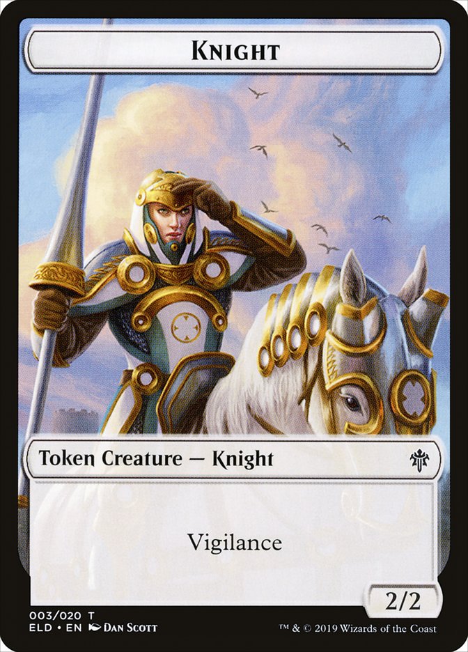 Knight [Throne of Eldraine Tokens] | PLUS EV GAMES 