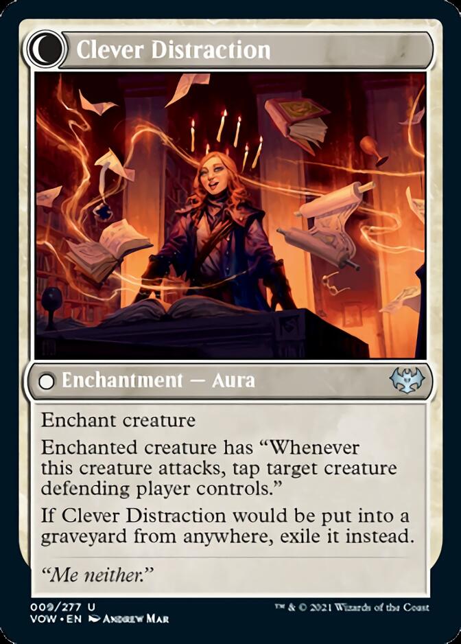 Distracting Geist // Clever Distraction [Innistrad: Crimson Vow] | PLUS EV GAMES 