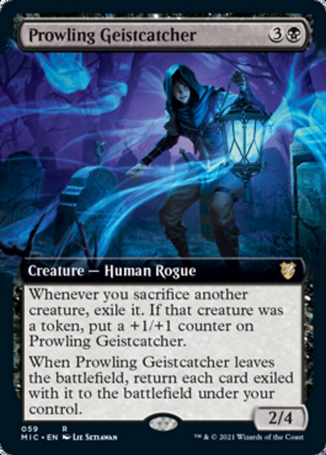 Prowling Geistcatcher (Extended) [Innistrad: Midnight Hunt Commander] | PLUS EV GAMES 