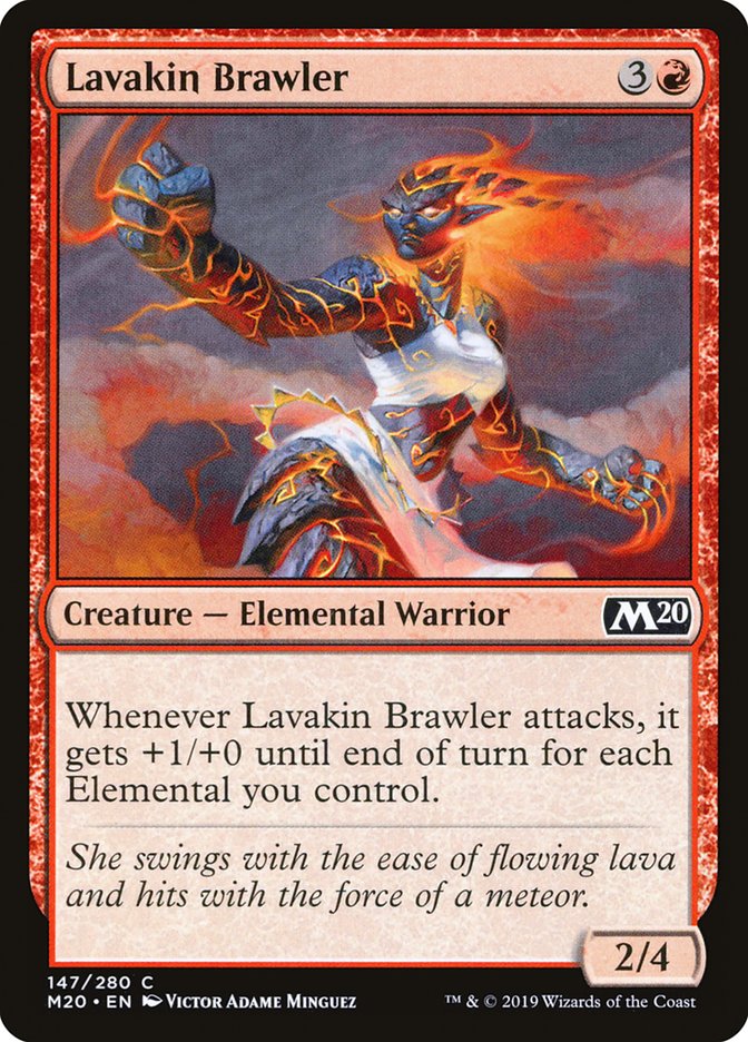 Lavakin Brawler [Core Set 2020] | PLUS EV GAMES 