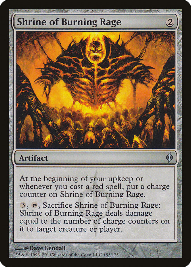 Shrine of Burning Rage [New Phyrexia] | PLUS EV GAMES 