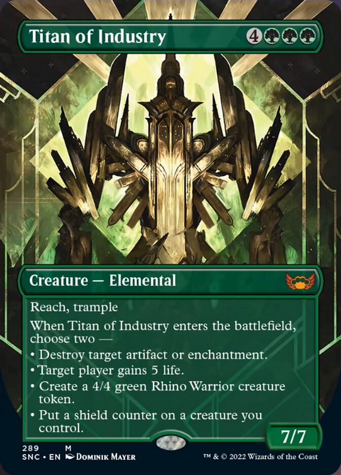 Titan of Industry (Borderless Alternate Art) [Streets of New Capenna] | PLUS EV GAMES 