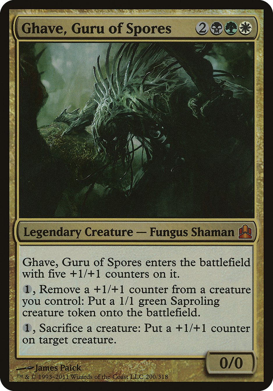 Ghave, Guru of Spores (Oversized) [Commander 2011 Oversized] | PLUS EV GAMES 