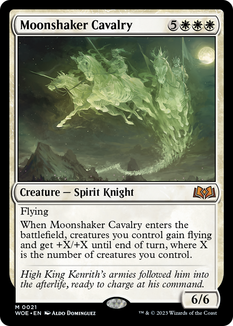 Moonshaker Cavalry [Wilds of Eldraine] | PLUS EV GAMES 